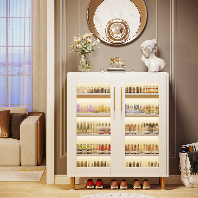 Willa Arlo™ Interiors 22 Pair Shoe Storage Cabinet With